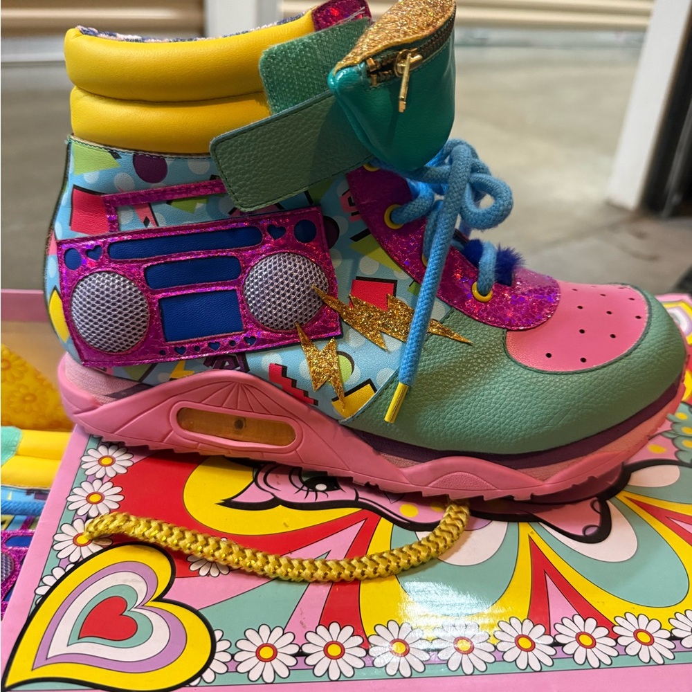 Irregular Choice Multicolor High-Top Sneakers